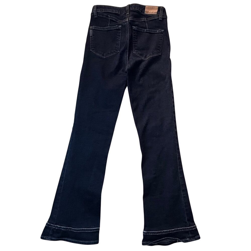PAIGE High Rise Laurel Canyon Jeans Womens 26 Dark Wash Bootcut Stretch Denim